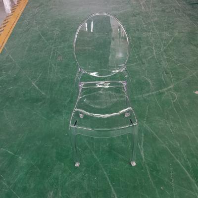 China Traditional resin Amber Sophia Dining Chair For Wedding transparent for sale