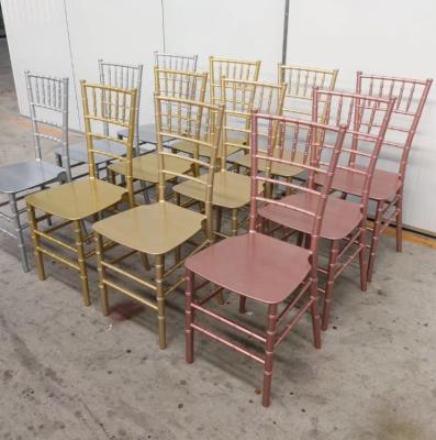 China Modern attractive Monoblock pp resin chiavari chair for wedding for sale