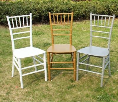 China Hotel Chair PP One Piece Slim Seat Monoblock Chiavari Chair for sale