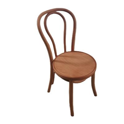 China Thonet solid bentwood chair in traditional light brown color for wedding for sale