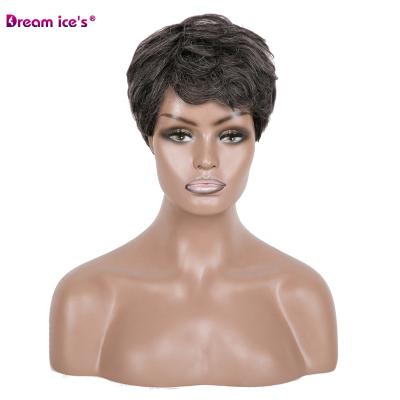 China Jerry Curl Dream. 100%human indian hair cheap wigs 1b/grey ice curly for sale