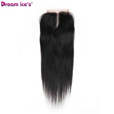 China 4x4 Color Cheap Natural Brazilian Virgin Hair Grade 10a Price Straight Cut Lace Closure for sale