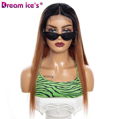 China Dream.Ice Wave Hair 26inch Silky Straight Silky Straight Hair 4*4 mix lace u type wigs with wholesale price for sale