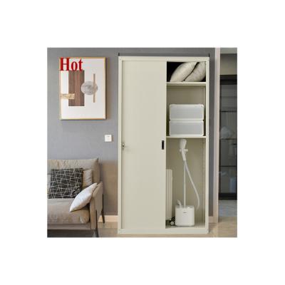 China China Supplier Adjustable Metal Dressing Room Bedroom Furniture Steel Wardrobe Set (Size) Wardrobe Custom for sale