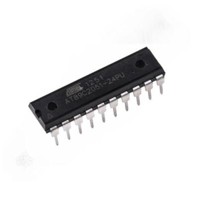 China Zhixin AT89C2051-24PU Microcontroller Electronic Components Integrated Circuits DIP20 MCU AT89C2051 24MHz for sale