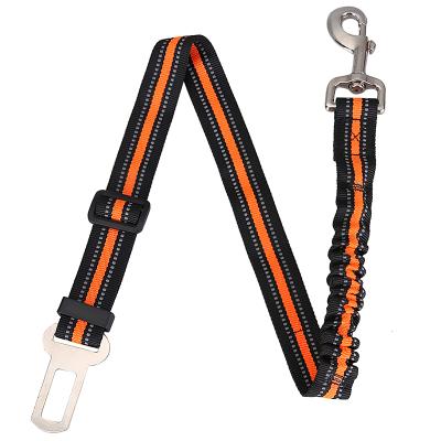 China High Quality Viable Nylon Adjustable Telescopic Car Vehicle Dog Safety Seat Belt for sale