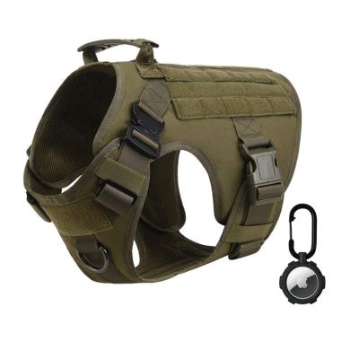 China High Quality Adventure Popular Nylon Big Dog Dress Padded Military Pull Harness for sale