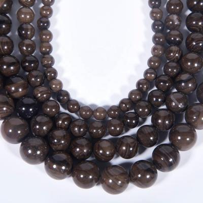 China Jewelry Making Natural Smooth Coffee Seed Jasper For Jewelry Making Crafts Coffee Seed Jasper Gemstone Loose Beads for sale