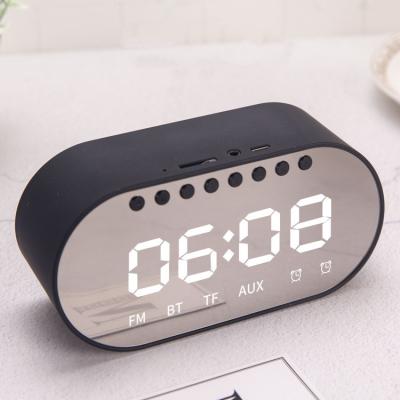 China Promotional Video Call Christmas Gift Tablet Alarm Clock Mirror Speaker With 5.0 Version for sale