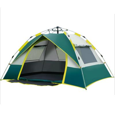 China Multifunctional Waterproof Double Layer Folding 2 3 4 Persons Family Outdoor Camping Tents Carpas De Camping Luxury for sale