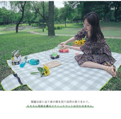 China Lightweight Custom Logo Portable Lightweight Outdoor Relax Camping Covering Grass Over Picnic Mat for sale