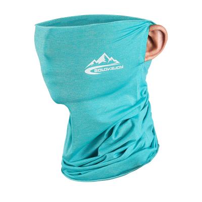 China Skin Friendly Summer Cycling Windproof Face Mask Neck Cuff Neck Face Shield Multifunctional Ice Silk Scarf Outdoor Sport Unisex for sale