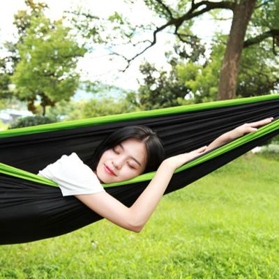 China Durable OEM Factory Leisure Fashion Nylon Outdoor Tree Tie Up Stable Safe Camping Hammock For All Season for sale