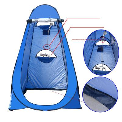 China Safety.wind resistant and rain 2021 update thickening version easy install wind resistant and multifunctional simple hanging outdoor rain curtain Bath Tent for sale