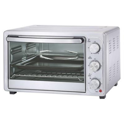 China Hotel 26L Tempered Glass Window Household Indoor Transparent Electric Oven Bakery Lamp Electric Oven For Bakeries for sale