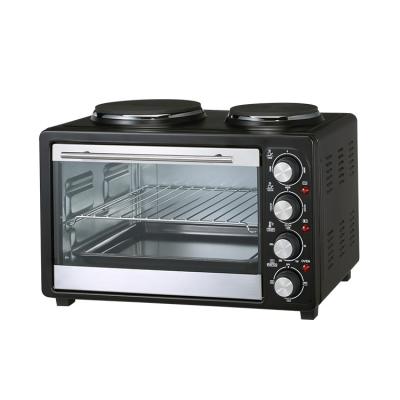 China Convection Adjustable Temperature Control Built In Convection Fan Hot Plate Double Oven Mini Electric Range Oven Kitchen for sale