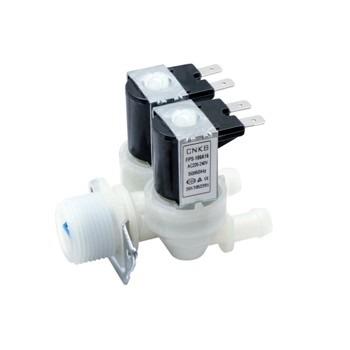 China 0.1Mpa flow rate5~14L/min top selling plastic washing machine parts FPS-180A16 water inlet solenoid valve AC220V/110V for sale