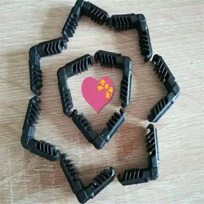 China Black Gray White Plastic Corner Connector Key For Aluminum Spacer Bars for sale