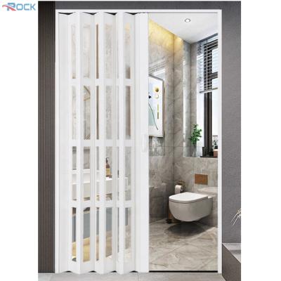 China Flame Retardant PVC Sliding Folding Partition Odor Proof Easy Cleaning for sale