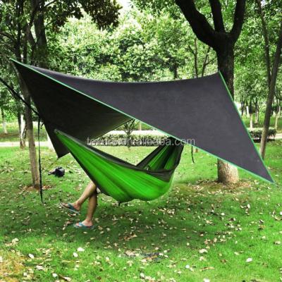 China Outdoor Camping Hiking Lightweight 10x10ft Universal Waterproof Rip-Stop Hammock Rain Fly Camping Moving Shelter, Picnic Mat For Hiking, Camping, Picnic for sale