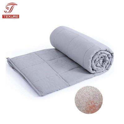 China Adults PORTABLE High Quality Cotton Weighted Blanket Good for Worry Insomnia Relief Stress ADHD Autism OCD and SPD for sale