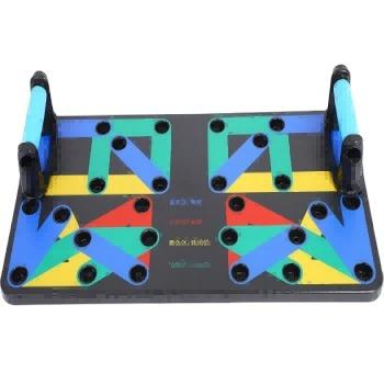 China Multifunctional Body Workout Home Equipment Pump Bar Fitness Floor Chest Muscle Exerciser Strength Arm Raise Board for sale