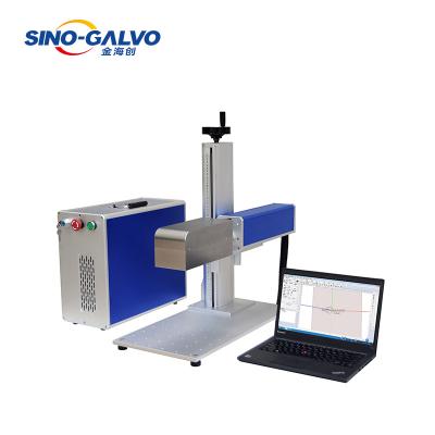 China 3D Fiber Laser Marking Machine 20w 30w 50w Lazer Printer Logo Maker for sale