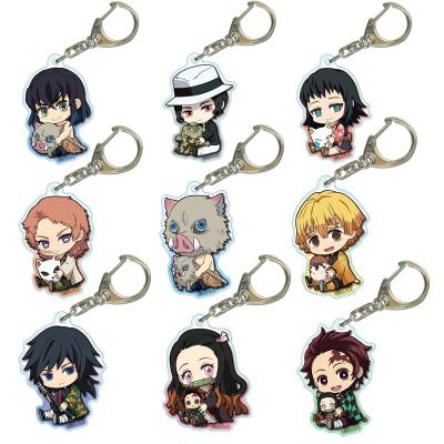 China Other Animation Character Key Chain Acrylic Double Sided Transparent Pendant for sale