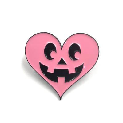 China Other Custom No MOQ Factory Direct Sales Halloween Style Pumpkin Lanterns Pop Up Soft Enamel Pins for sale