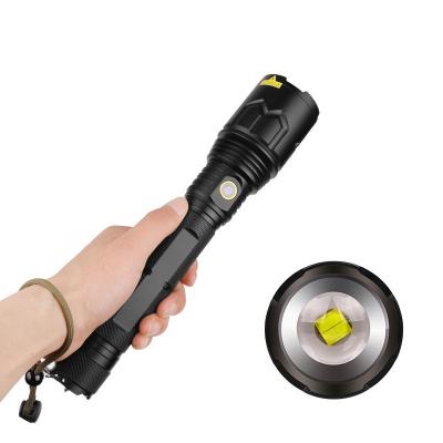 China Camping Led Torch Light 3000 Lumen P70 Rechargeable Light Torch Lithium 2*26650 Cell With Caudal Vertebrae Flashlight for sale