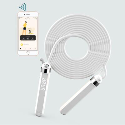 China Fitness Exercise OEM Tuya Skipping Rope Adjustable Wireless Digital Smart Jump Rope With APP for sale