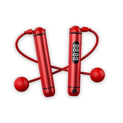 China Fitness Exercise OEM Handles Jump Rope Cordless Aluminum Smart Jump Rope With App for sale