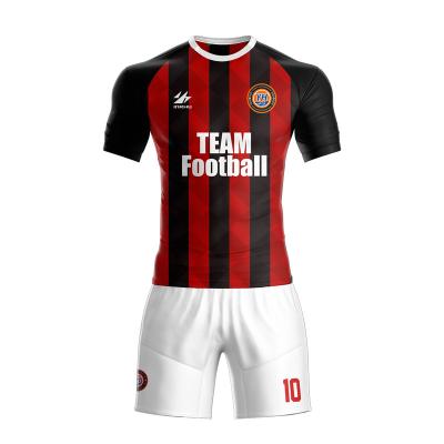 China Breathable Unique Design Soccer Jersey 2022-2023 Flag Uniforms Club Uniforms Soccer Wear Kit for sale