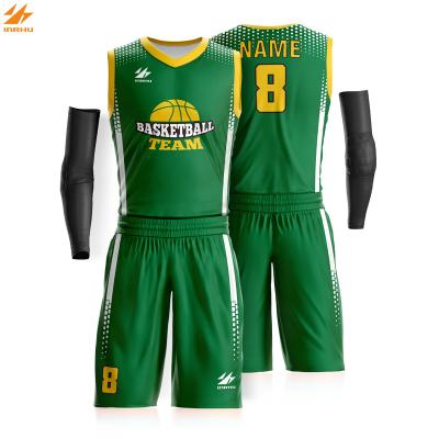 China Hot Sale Breathable Elastic Wear Shorts Tank Top Sportswear Mens Basketball Uniform For Man for sale