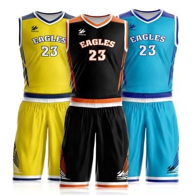 China Breathable Hot Selling Regenerative Sports Wear Player Basketball Uniform Men for sale