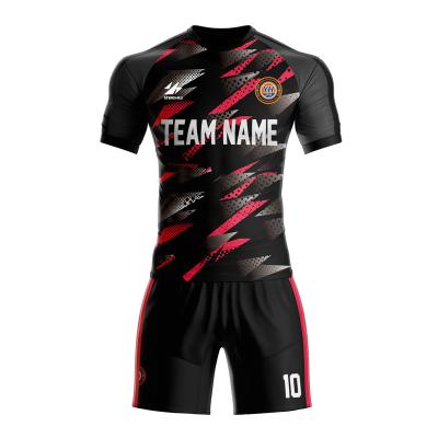 China Factory Wholesale Thailand Quality Breathable Soccer Jersey Set Custom Soccer Uniform Sets Soccer Jersey Summer Winter Unisex Kit OEM for sale