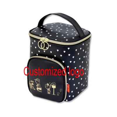 China Japan style cartoon travel makeup pouch custom printing PU cosmetic bag with logo for sale