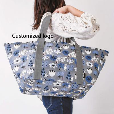 China Waterproof Japanese Cartoon Food Cooler Foldable Shopping Insulated Bag for sale