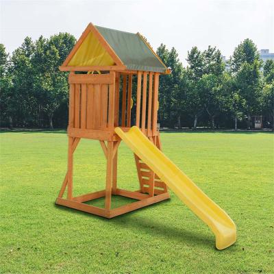 China Easily Assembled Outdoor Swing and Slide Set Slides and Swings for Playground Park with Swing and Slide for sale