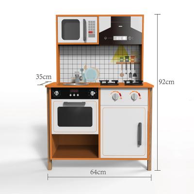 China Kids Room Kitchen Set Real Cute Funny Kids Cooking Wooden Toys Kitchen Toys for sale