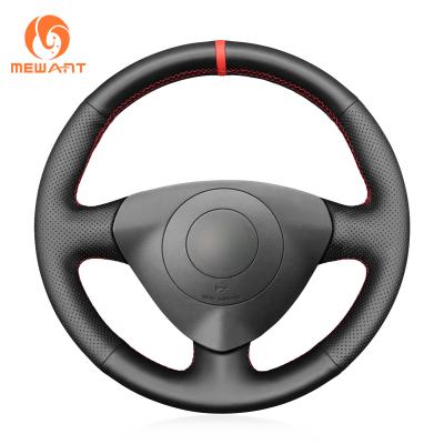 China White Genuine Leather Steering Wheel Cover for Alfa Romeo 147 156 Crosswagon 2003-2007 for sale