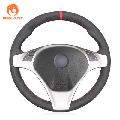 China Black Artificial Leather Steering Wheel Cover for Alfa Romeo Giulietta MiTo 2008-2015 for sale