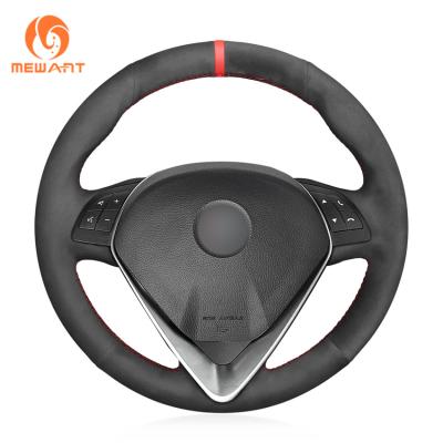 China Alfa Romeo Giulietta 2014-2021 Suede Steering Wheel Cover for Car Interior Protection for sale