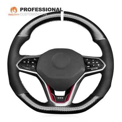 China VW Arteon Golf 8 GTI 8 Tiguan Touareg GTD GTE Luxury Car Steering Wheel Cover by MEWANT for sale