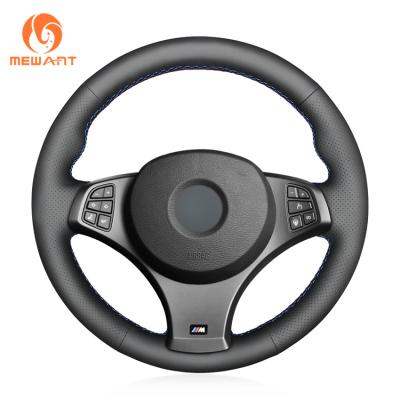 China Upgrade Your X3 E83 2005-2010 Interior with MEWANT Cow Hide Steering Wheel Cover for sale