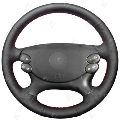 China Custom Steering Wheel Cover for Mercedes Benz E-Class W211 E230 E280 E350 CLS-Class CLS350 CLS500 for sale