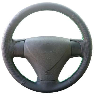 China Black Artificial Leather DIY Steering Wheel Cover for Hyundai 2006-2011 Getz 2005-2011 for sale