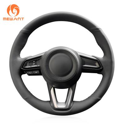 China Red Thread Steering Wheel Cover for Mazda 3 Axela 6 Atenza CX-5 CX5 CX9 CX-9 2016 2017 2018 2019 for sale