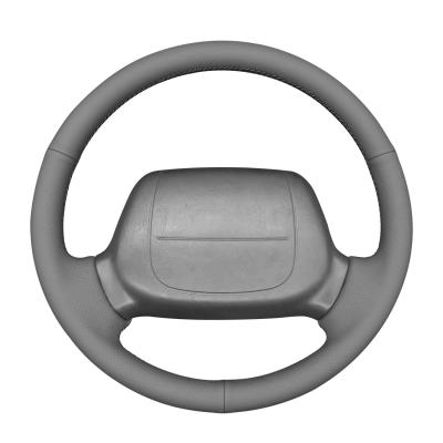 China 1997-2000 Grey Perforated Leather Steering Wheel Cover for Toyota 4Runner Avalon Tacoma for sale