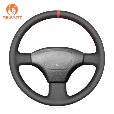 China Perfectly Fit DIY Genuine Leather Steering Wheel Wrap for Toyota LandCruiser 80 Series 1990-1997 for sale